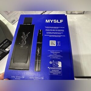 Yves Saint Laurent YSL Men' 2Pc MYSLF Woody Floral Parfume Set 3.3oz & 0.33 oz